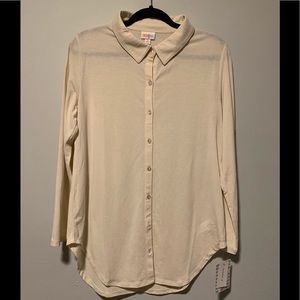 NWT LuLaRoe Valentina Button Down Shirt Sz M